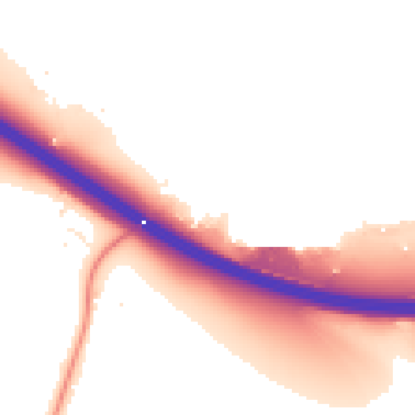 Night-time road noise heatmap for HP12 4QX