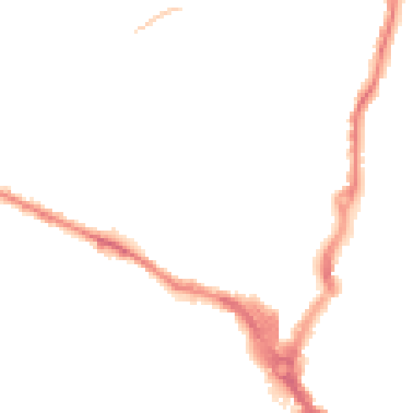 Night-time road noise heatmap for HP13 5AN