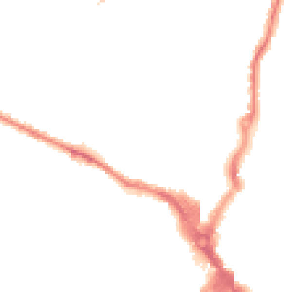 Night-time road noise heatmap for HP13 5AR