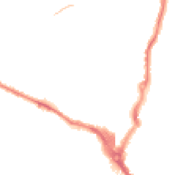 Night-time road noise heatmap for HP13 5AS