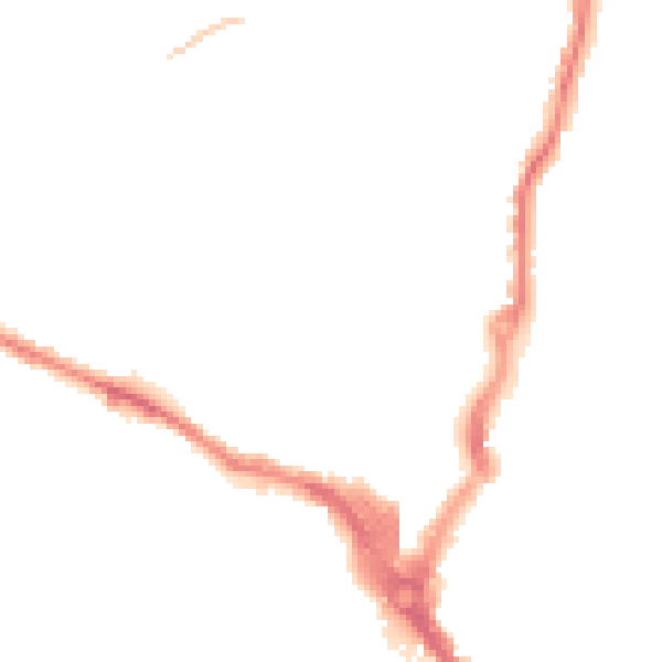 Night-time road noise heatmap for HP13 5AT