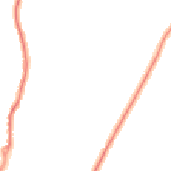 Night-time road noise heatmap for HP13 5BJ