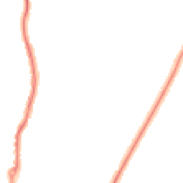 Night-time road noise heatmap for HP13 5BL