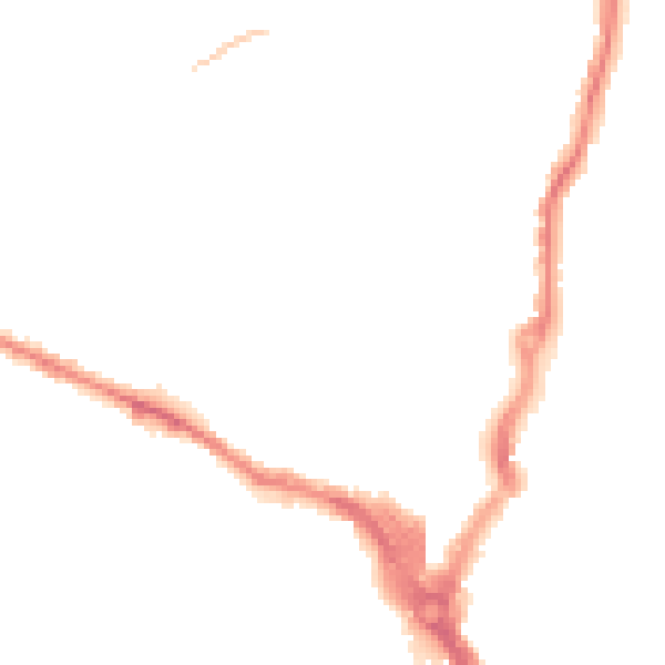 Night-time road noise heatmap for HP13 5DE