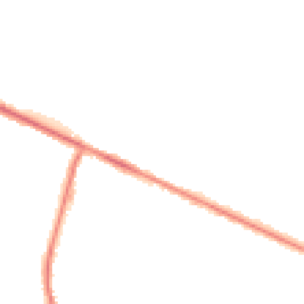 Night-time road noise heatmap for HP13 5GN