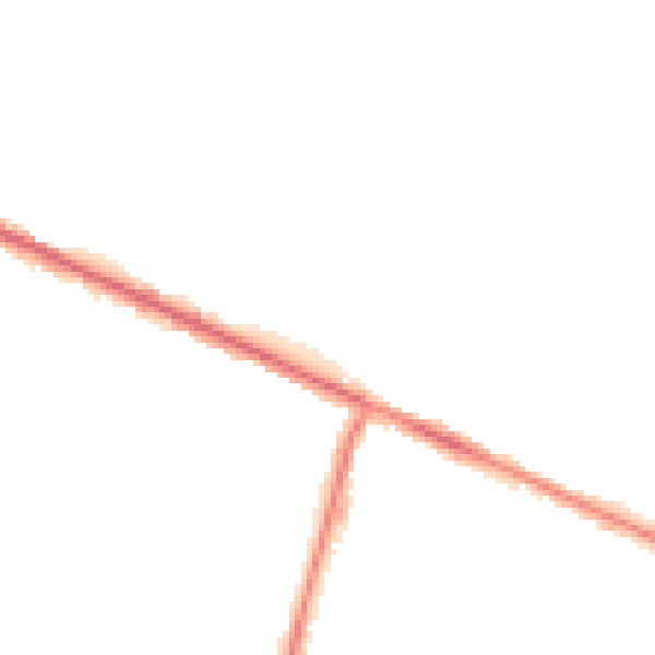 Night-time road noise heatmap for HP13 5JT