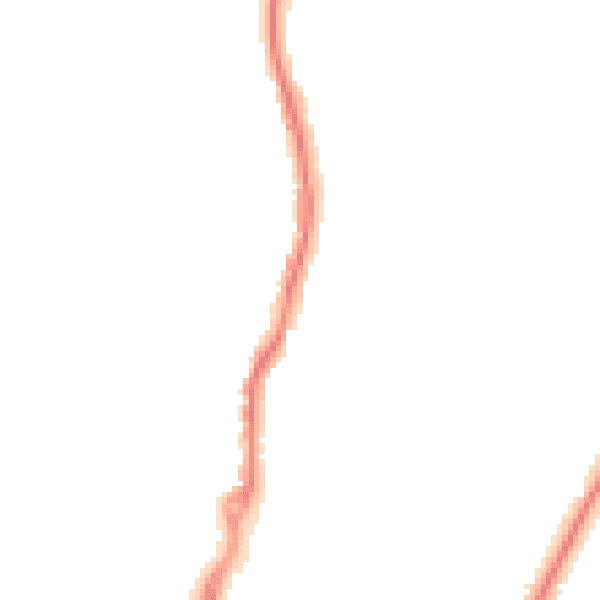 Night-time road noise heatmap for HP13 5PB