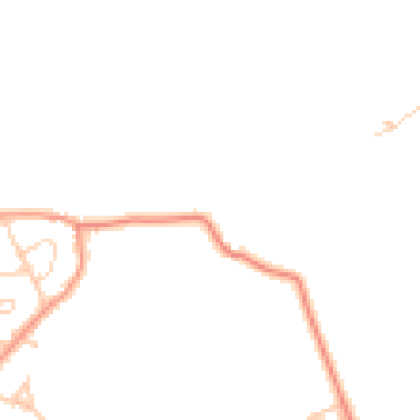 Daytime road noise heatmap for HP13 5UX
