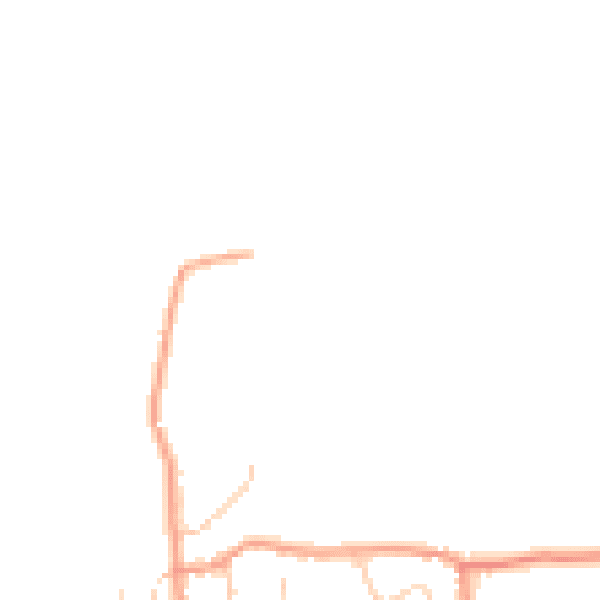 Daytime road noise heatmap for HP13 5YL