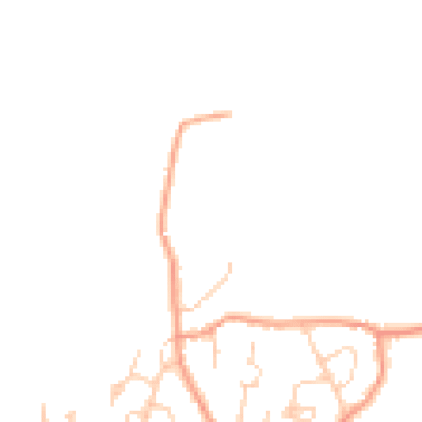 Daytime road noise heatmap for HP13 5YN