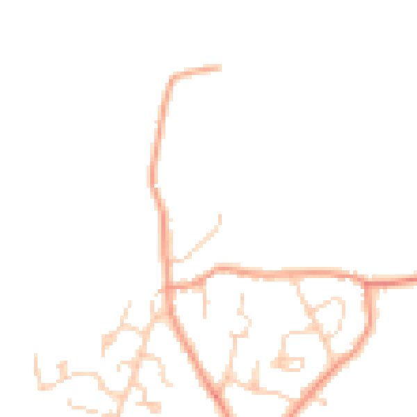 Daytime road noise heatmap for HP13 5YW
