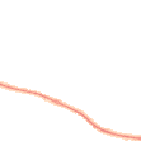 Night-time road noise heatmap for HP13 6AU