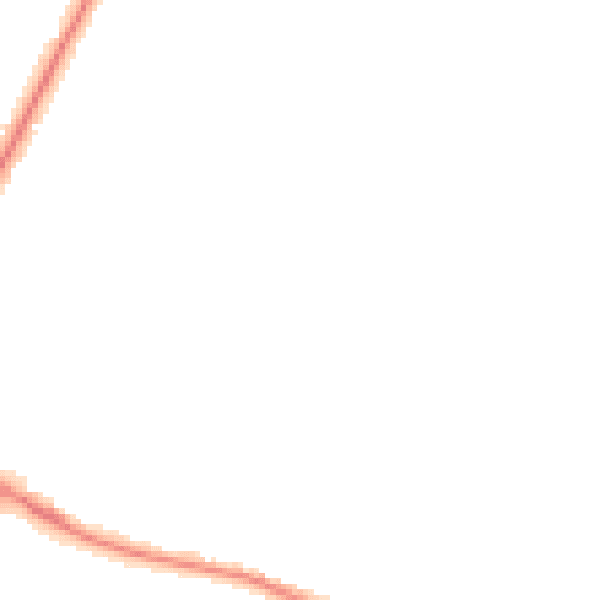 Night-time road noise heatmap for HP13 6JE
