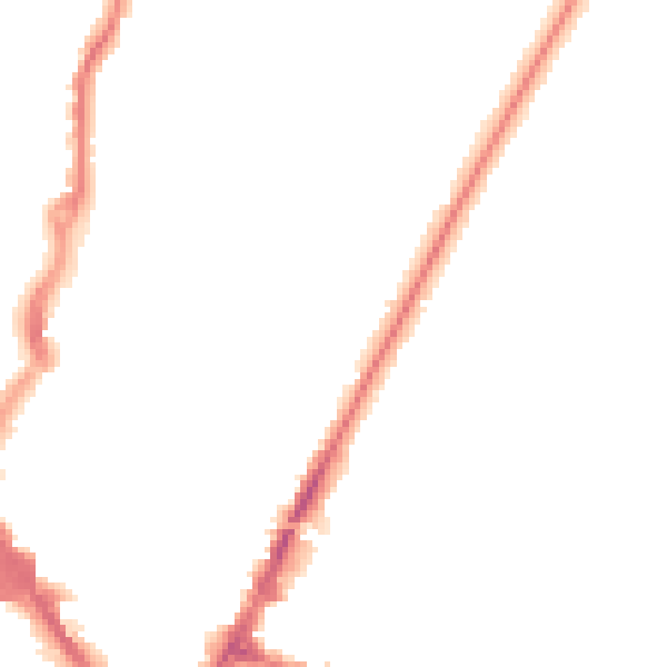 Night-time road noise heatmap for HP13 6NF