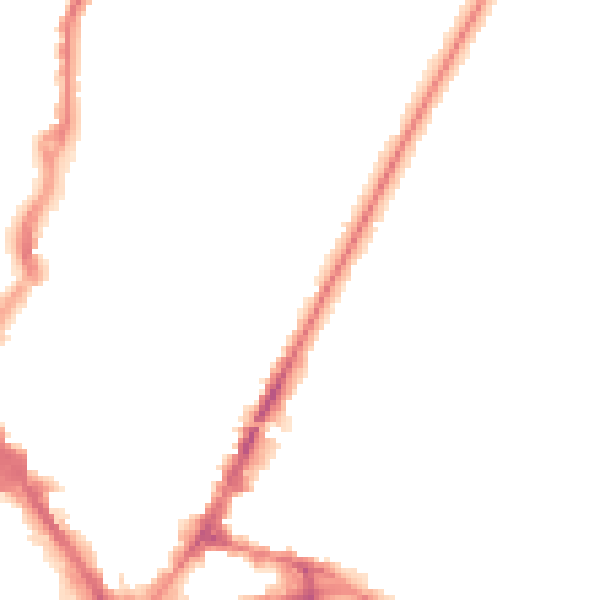 Night-time road noise heatmap for HP13 6PE