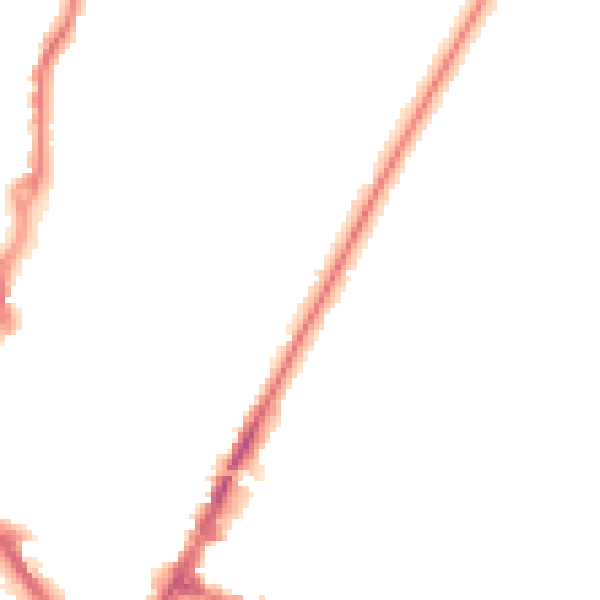 Night-time road noise heatmap for HP13 6PG