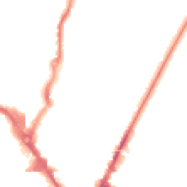 Night-time road noise heatmap for HP13 6TE