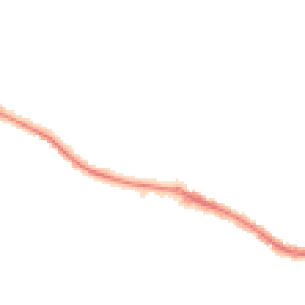 Night-time road noise heatmap for HP13 7AN