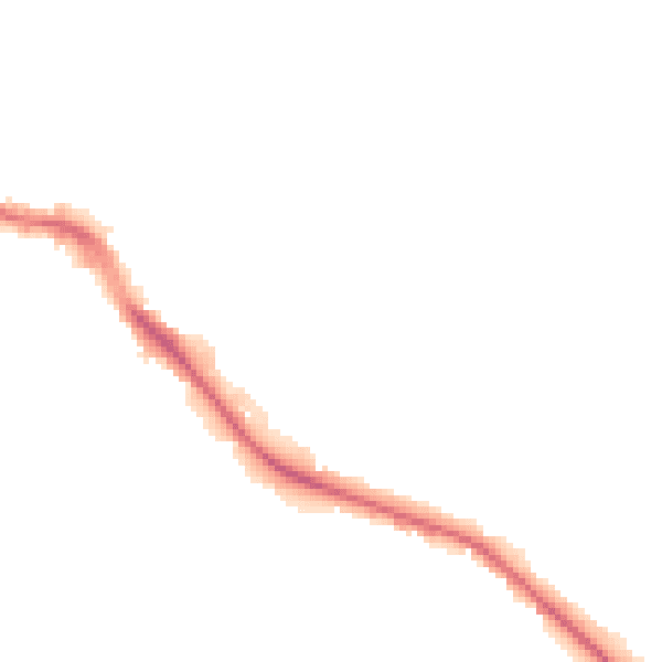 Night-time road noise heatmap for HP13 7DS