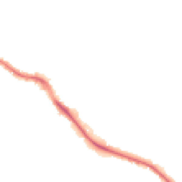 Night-time road noise heatmap for HP13 7DT
