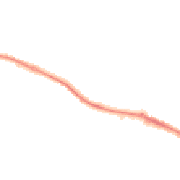 Night-time road noise heatmap for HP13 7FF