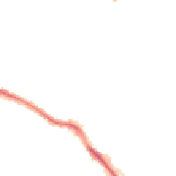 Night-time road noise heatmap for HP13 7JH
