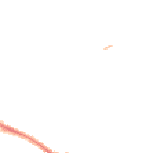 Night-time road noise heatmap for HP13 7TD