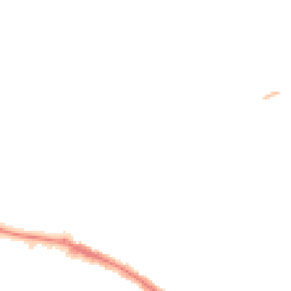 Night-time road noise heatmap for HP13 7TS