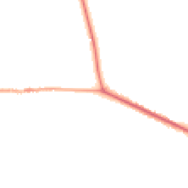 Night-time road noise heatmap for HP14 3AA
