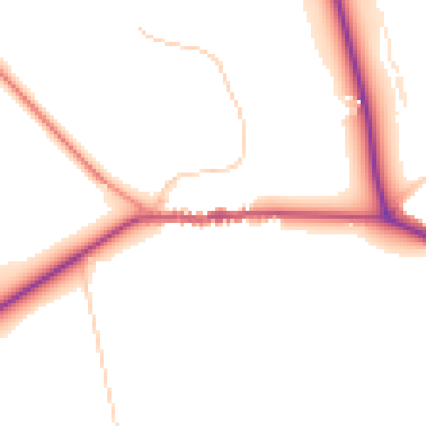 Daytime road noise heatmap for HP14 3AG