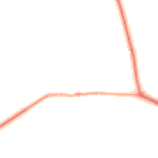 Night-time road noise heatmap for HP14 3AH