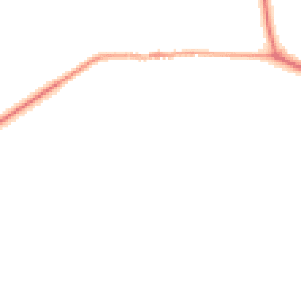 Night-time road noise heatmap for HP14 3AJ