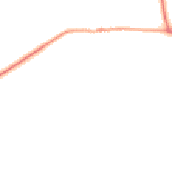 Night-time road noise heatmap for HP14 3AL
