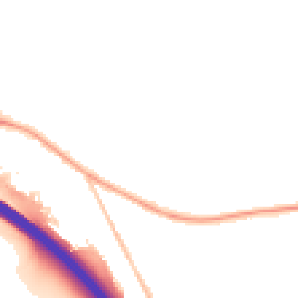 Night-time road noise heatmap for HP14 3AX