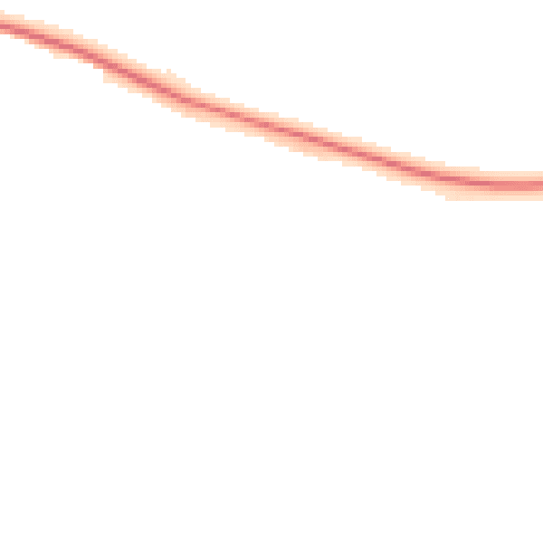 Night-time road noise heatmap for HP14 3BP