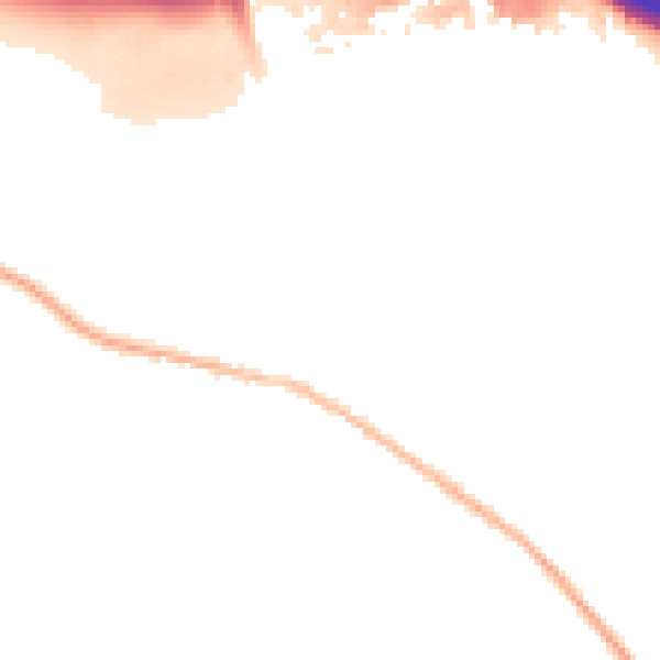 Night-time road noise heatmap for HP14 3BY