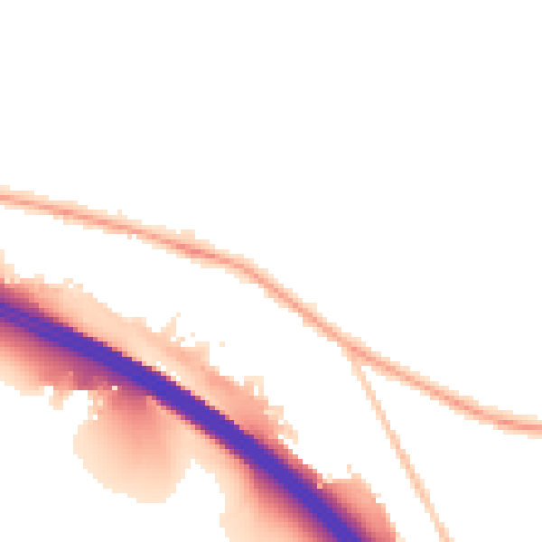 Night-time road noise heatmap for HP14 3DA