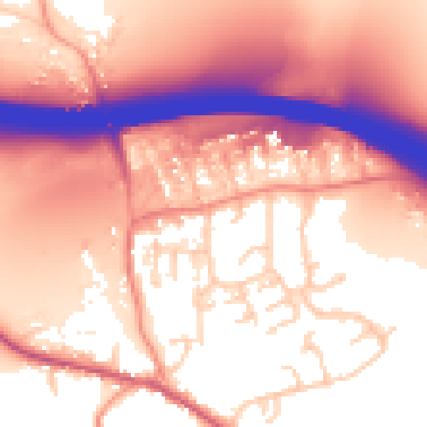 Daytime road noise heatmap for HP14 3DE