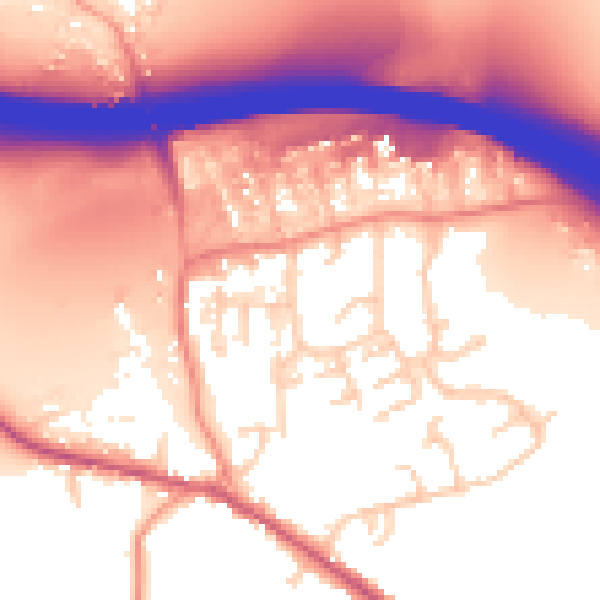 Daytime road noise heatmap for HP14 3DN
