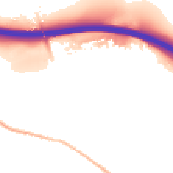 Night-time road noise heatmap for HP14 3DN