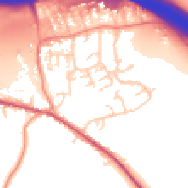 Daytime road noise heatmap for HP14 3DS