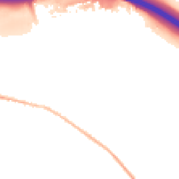 Night-time road noise heatmap for HP14 3DS