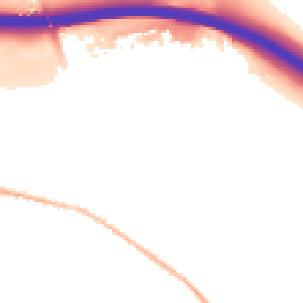 Night-time road noise heatmap for HP14 3DT