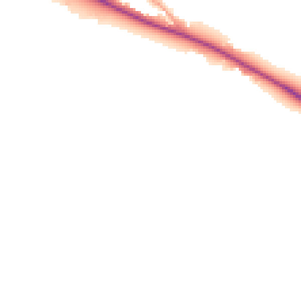 Daytime road noise heatmap for HP14 3GR