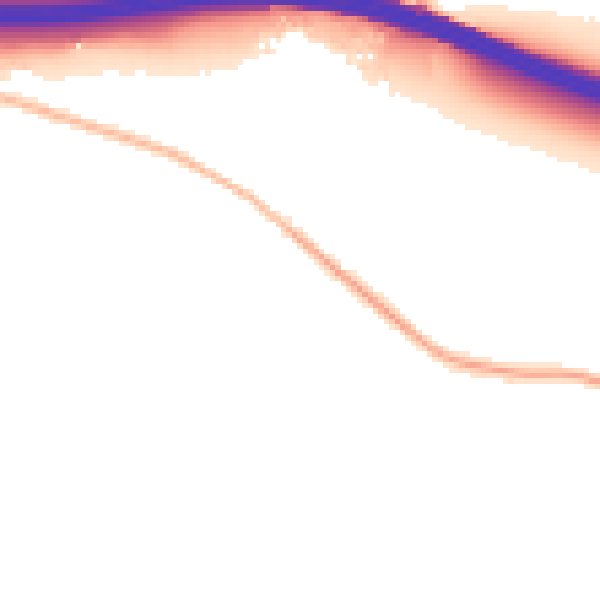 Night-time road noise heatmap for HP14 3LR