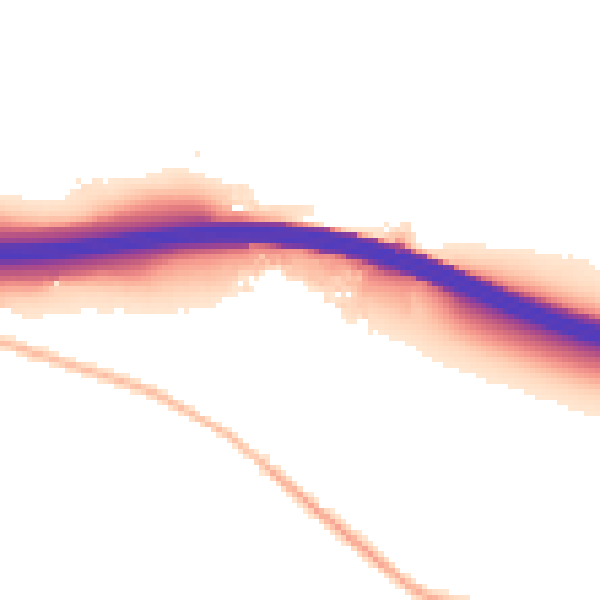 Night-time road noise heatmap for HP14 3LZ