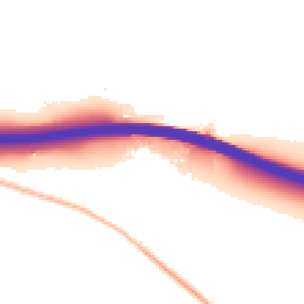 Night-time road noise heatmap for HP14 3NA