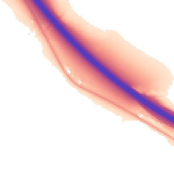 Night-time road noise heatmap for HP14 3PF
