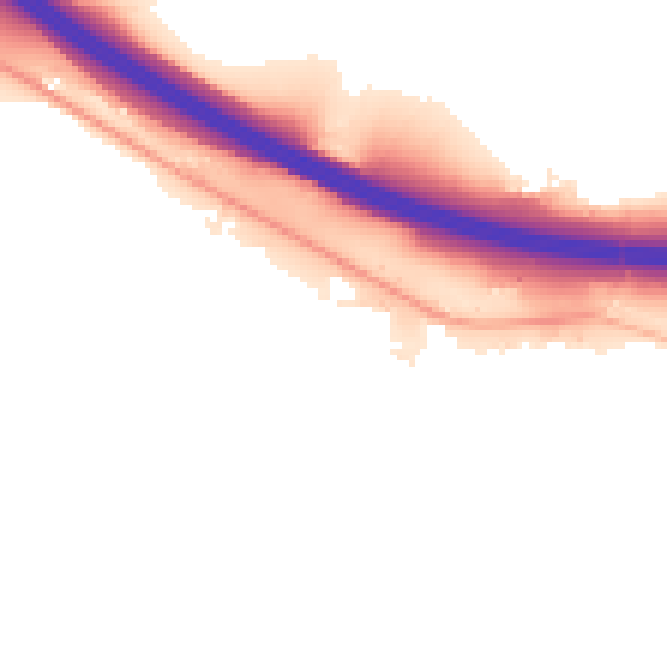 Night-time road noise heatmap for HP14 3PL