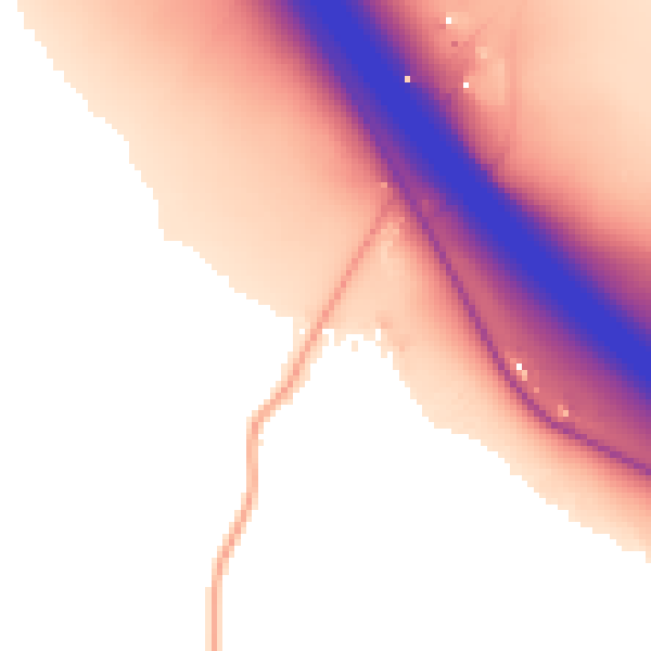 Daytime road noise heatmap for HP14 3PQ